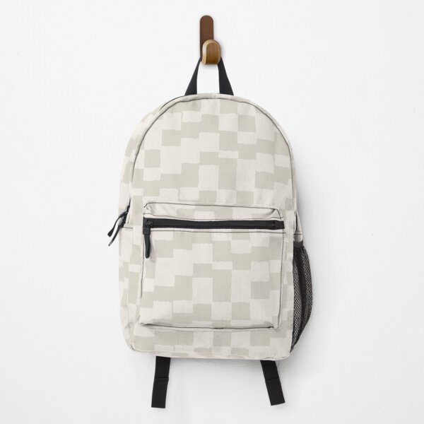 Item preview, irregular gingham pattern in neutral colors designed and sold by colorofmagic.