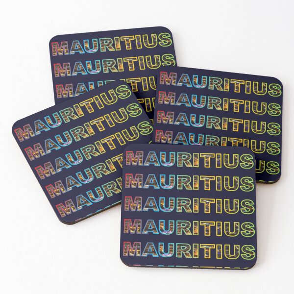 Item preview, Vibrant Mauritius Typography: Flag-Inspired Design designed and sold by RvinJo8.