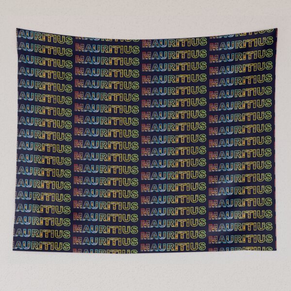 Item preview, Vibrant Mauritius Typography: Flag-Inspired Design designed and sold by PING 999 STUDIO.