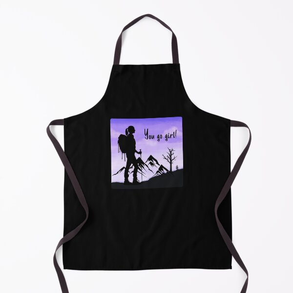Item preview, You go girl - girl who likes hiking designed and sold by trendingatees.