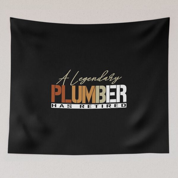 Item preview, A Legendary Plumber Has Retired designed and sold by HorizonDesignz.