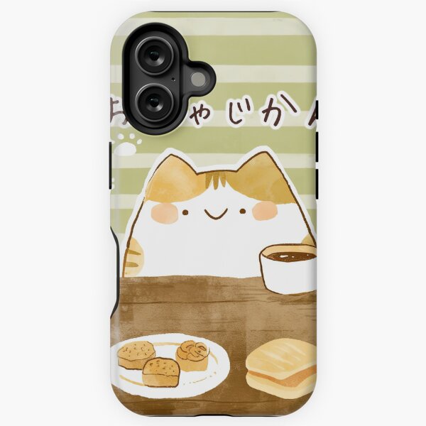 Tea Time Cat 2 iPhone Tough Case