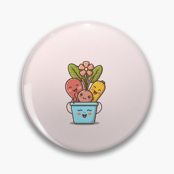 Item preview, Kawaii Vegetables In Bucket designed and sold by Itsheartshop.