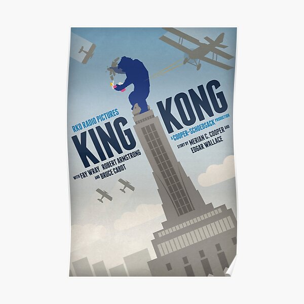 King Kong 1933 alternative movie poster Poster