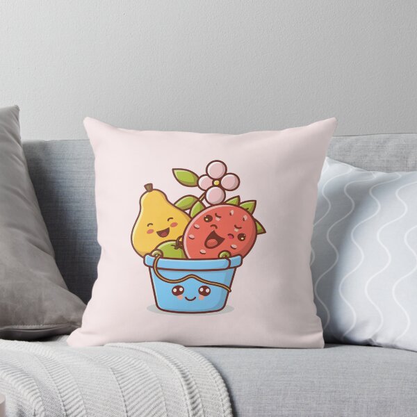 Item preview, Kawaii Fruits In Bucket designed and sold by Itsheartshop.