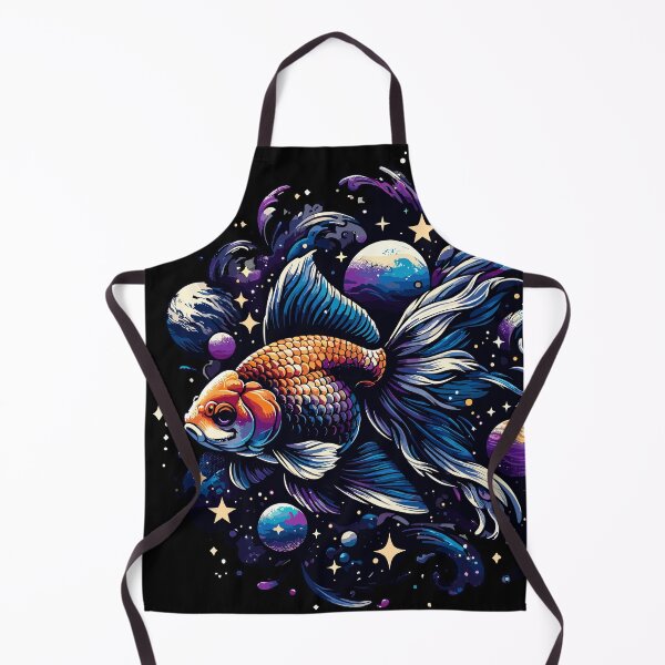 Item preview, Celestial Swim Art: A Cosmic Goldfish Adventure designed and sold by Nimira.