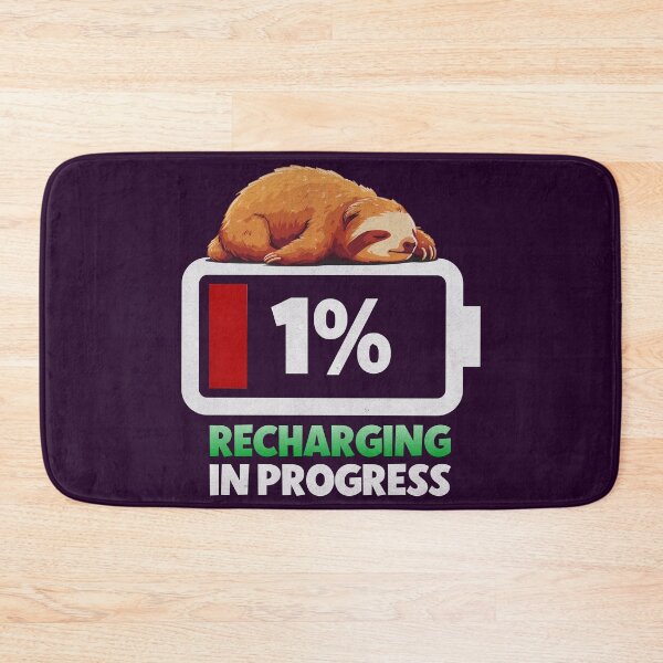 Item preview, Sloth Charging Station - Recharging in Progress Art designed and sold by Sir Meow Meow.