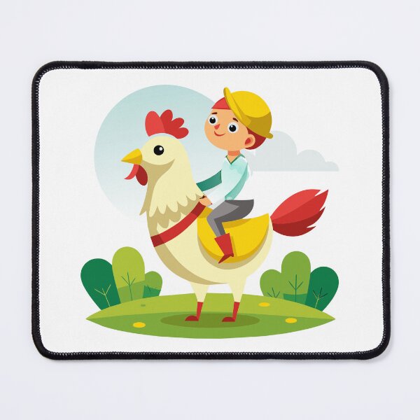 Item preview, boy on rooster designed and sold by designerTurker.