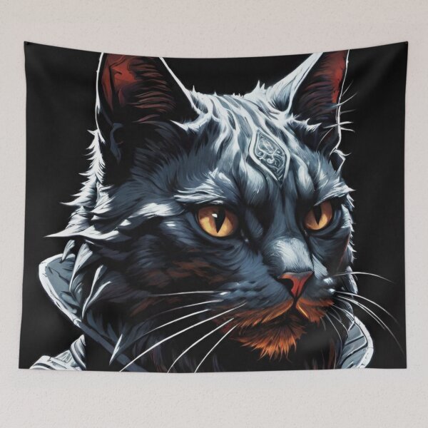 Item preview, Cat Worrier  designed and sold by Chantel Fourie.