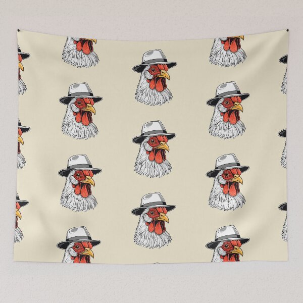 Item preview, Rooster wearing hat designed and sold by PragmaticP.