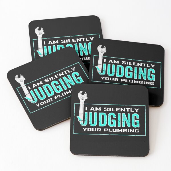 Item preview, I Am Silently Judging Your Plumbing designed and sold by HorizonDesignz.
