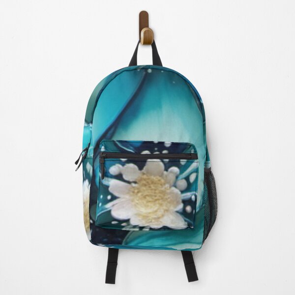 Item preview, Pretty Blue Flowers with Glossy Droplets 2 Vibrational Art designed and sold by JillyJ05.