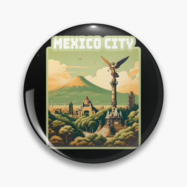 Item preview, Skyline of Mexico City Vintage travel. designed and sold by Unitepeople.