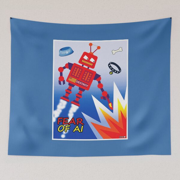 Item preview, Fear Of AI (2024) designed and sold by CussRoberts.