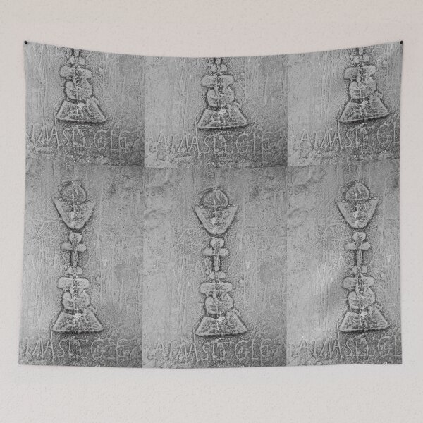 Item preview, Ancient Markings Cordoba Vertical Black and White designed and sold by eddiebarronshop.