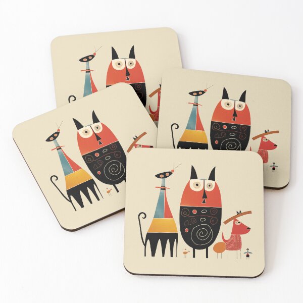 Item preview, Abstract Dog Cat parents designed and sold by Sleek Sketch Studio.