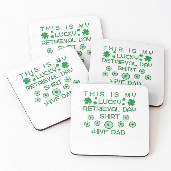 Item preview, IVF dad infertility warrior lucky retrieval day transfer day designed and sold by Lady-Frost.