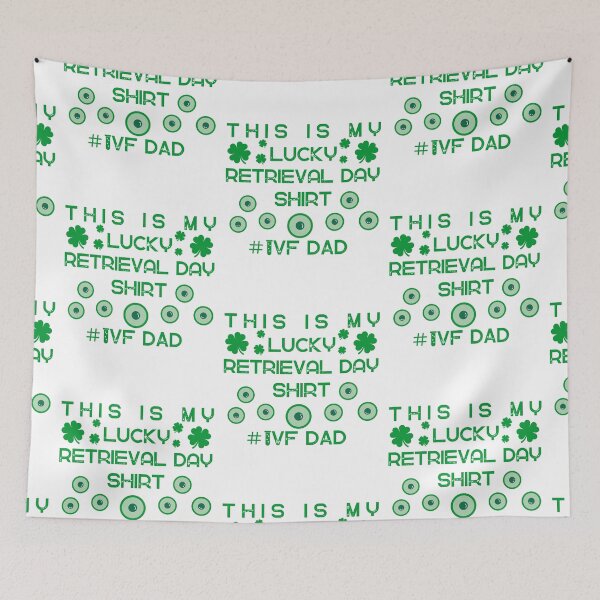 Item preview, IVF dad infertility warrior lucky retrieval day transfer day designed and sold by Lady-Frost.