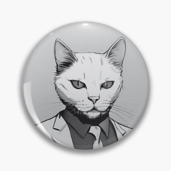 Item preview, Cat in a suit  designed and sold by F7UFF.
