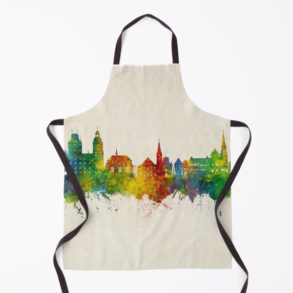 Artikelvorschau, Aschaffenburg Deutschland Skyline entworfen und verkauft von ArtPrints.