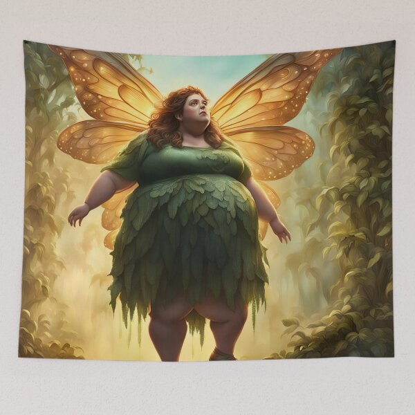 Item preview, Mavis the fat fairy designed and sold by Joanne Walsh.