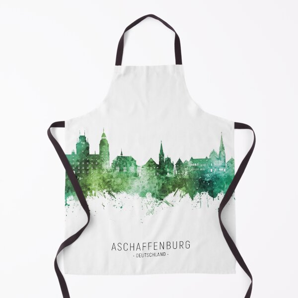 Artikelvorschau, Aschaffenburg Deutschland Skyline entworfen und verkauft von ArtPrints.