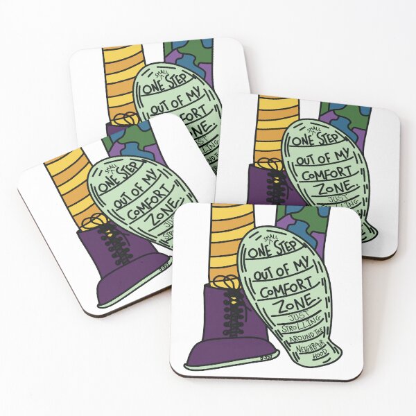Item preview, One small step out of my Comfort Zone (just in the neighbourhood) designed and sold by JJJJdoodles.