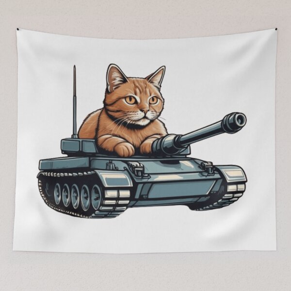 Item preview, Cat in the tank designed and sold by Shtex.