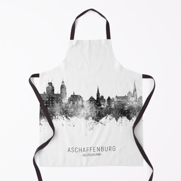 Artikelvorschau, Aschaffenburg Deutschland Skyline entworfen und verkauft von ArtPrints.