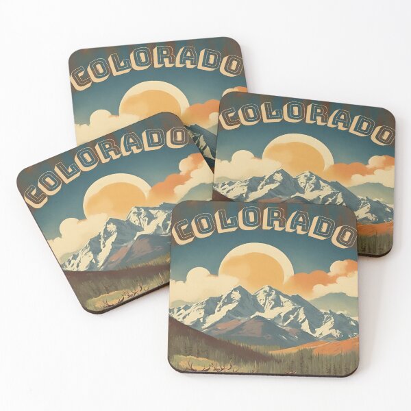 Item preview, Colorado Rustic Style Vintage Poster  designed and sold by CyberArtistOne.