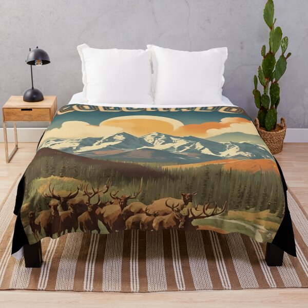Item preview, Colorado Rustic Style Vintage Poster  designed and sold by CyberArtistOne.