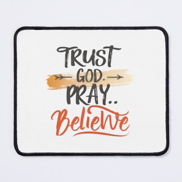 Item preview, Trust God Pray Believe designed and sold by SoulfulStitches.