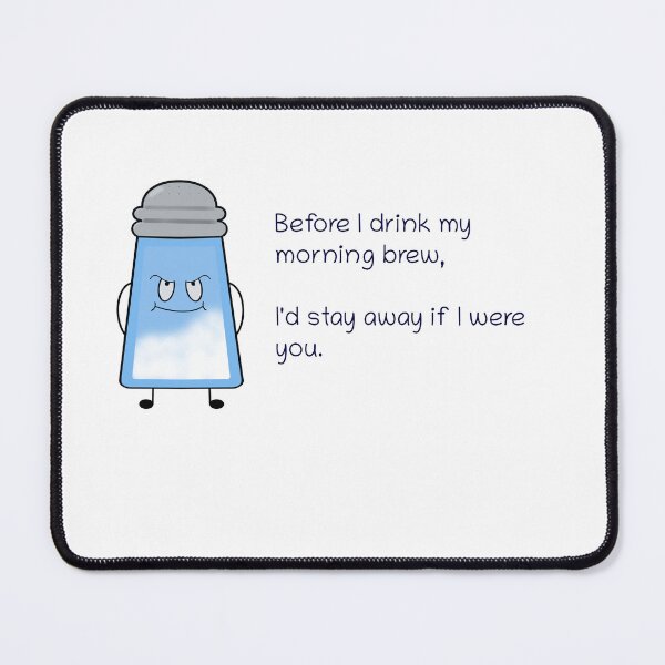 Item preview, Funny Poem Salty Couplet “Morning Brew” designed and sold by saltycouplets.