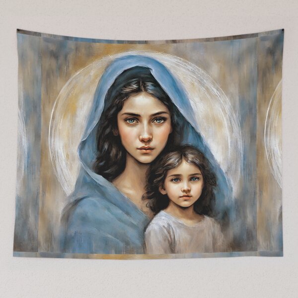 Item preview, Holy Mother and Jesus designed and sold by bogfl.