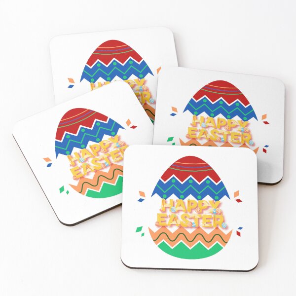 Item preview, Easter egg with wishes for a happy Easter designed and sold by StonePine.