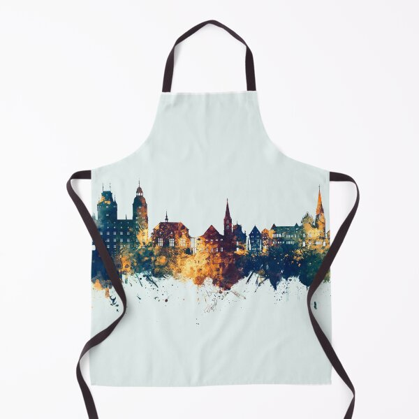 Artikelvorschau, Aschaffenburg Deutschland Skyline entworfen und verkauft von ArtPrints.