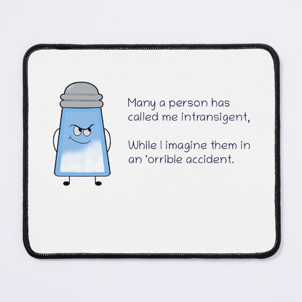 Item preview, Funny Poem Salty Couplet “'orrible accident” designed and sold by saltycouplets.