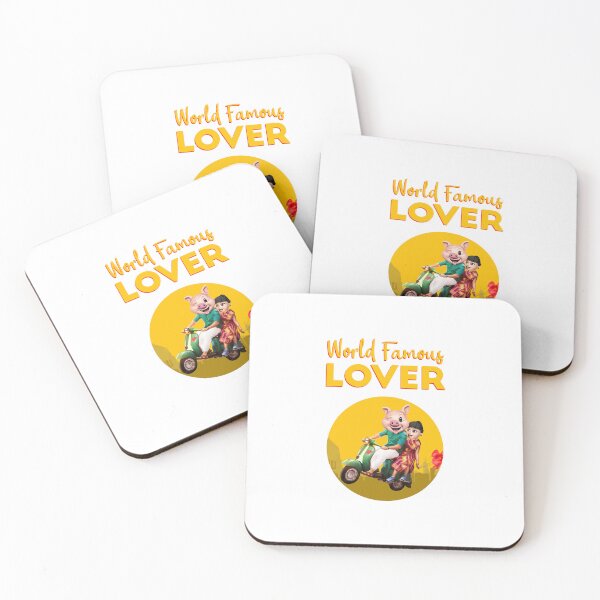 Item preview, World Famous Lover - Filmymoji designed and sold by zingster.