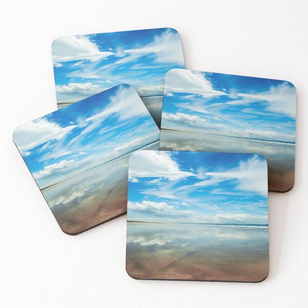Item preview, Reflections in the water at Saunton sands, Devon designed and sold by Victoria Ashman.
