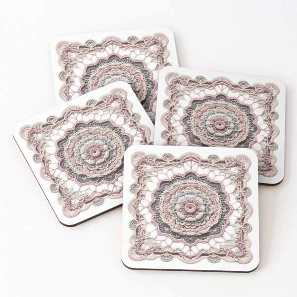 Item preview, Boho Crocheted Doily designed and sold by GOTEK.