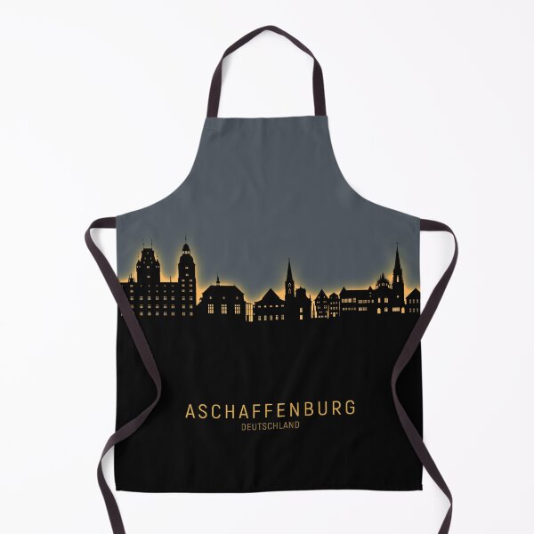 Artikelvorschau, Aschaffenburg Deutschland Skyline entworfen und verkauft von ArtPrints.