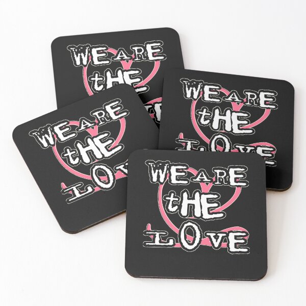 Item preview, WE ARE THE LOVE: Red, Black, and White Love designed and sold by SplashTastic.