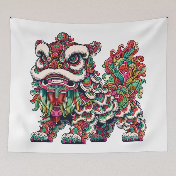 Item preview, dragon dance  chinese zodiac designed and sold by Bspaces.