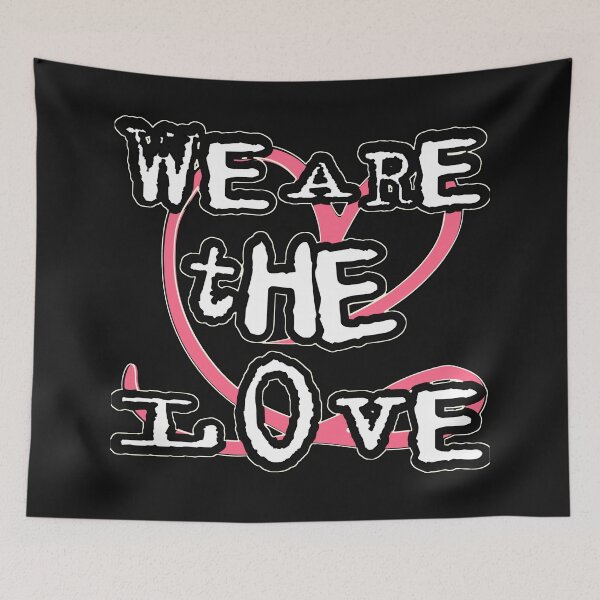 Item preview, WE ARE THE LOVE: Red, Black, and White Love designed and sold by SplashTastic.