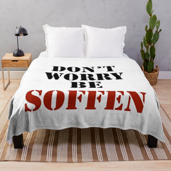 Item preview, Don't worry be SOFFEN, alcohol, drinking, carnival, funny, saying designed and sold by ForYou2Wear.