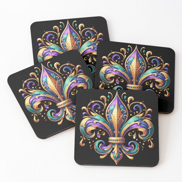 Item preview, Mardi Gras Fleur-de-Lis, carnival  designed and sold by iclipart.