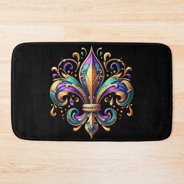 Artikelvorschau, Mardi Gras Fleur-de-Lis, Karneval entworfen und verkauft von iclipart.
