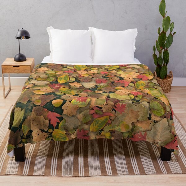Item preview, Dreamy autumn colorful dry leaf pattern design designed and sold by fotoryum.