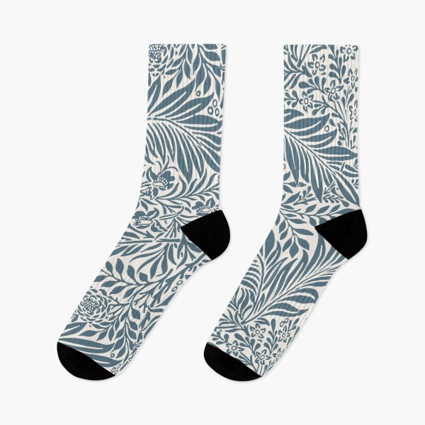 Item preview, William Morris Larkspur Floral Pattern Blue exhibition designed and sold by koovoxdogs.