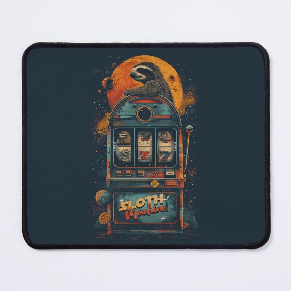 Item preview, Intergalactic Jackpot - Sloth Machine Space Odyssey Art designed and sold by Sir Meow Meow.
